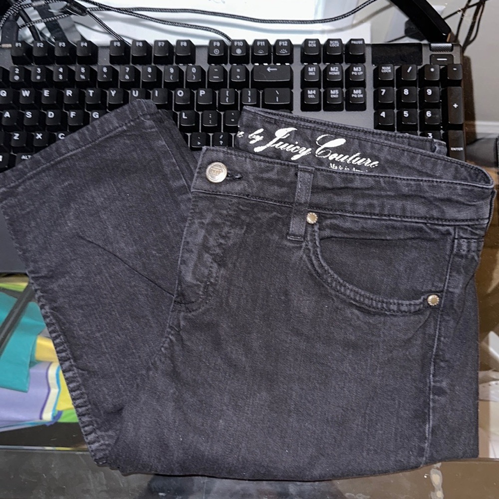 Juicy Couture Black Low-Rise Jeans